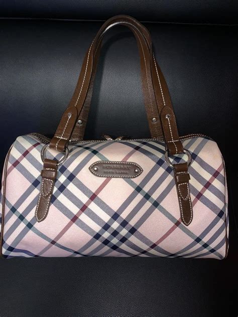 burberry london blue label pink handbag|burberry store online.